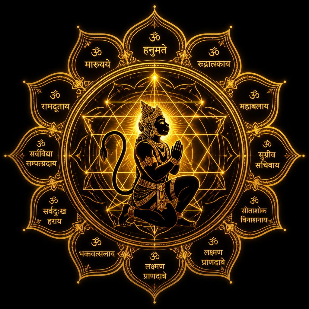 Hanuman yantra — the mechanism