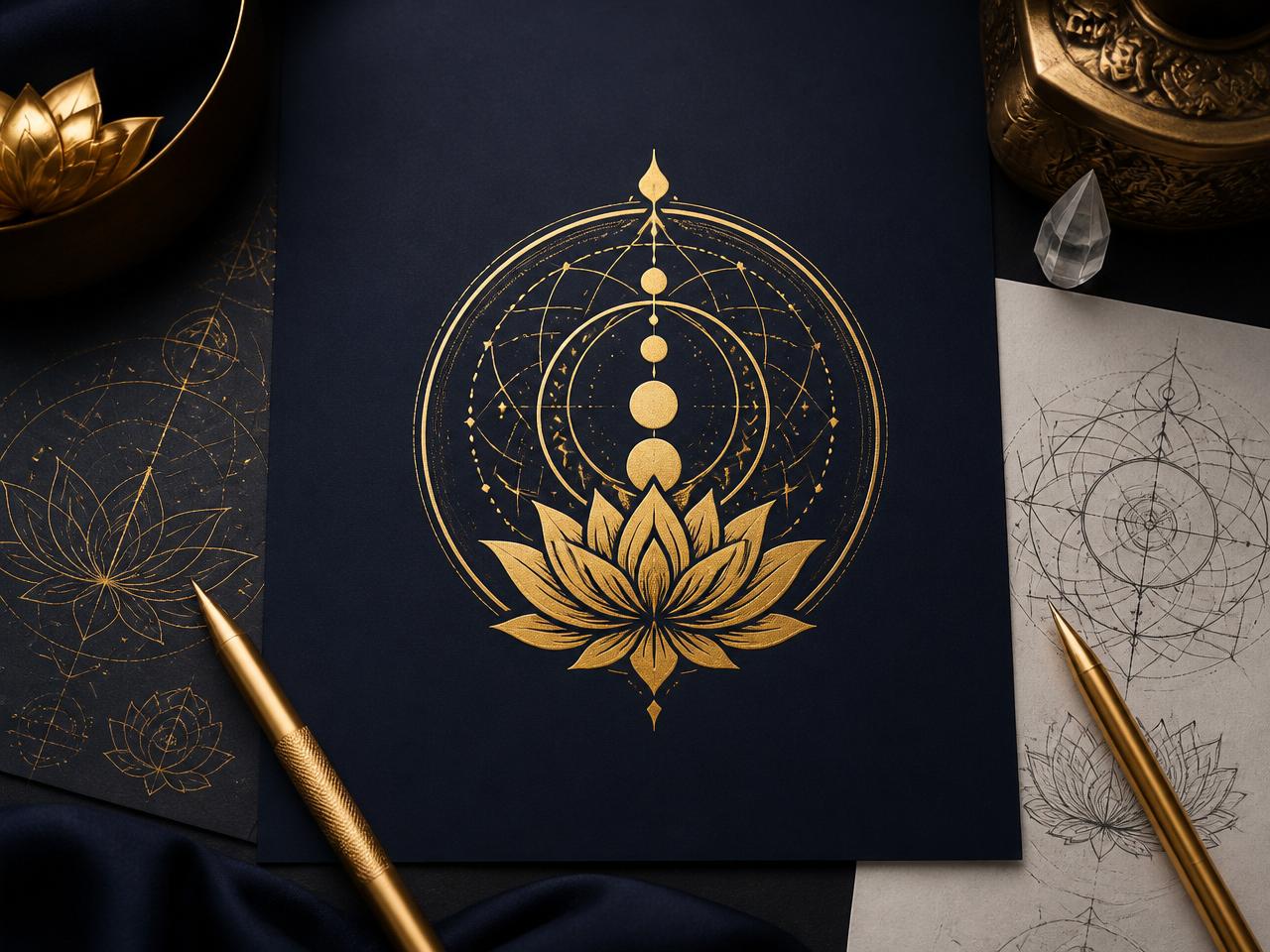 Premium Spiritual Logo Design